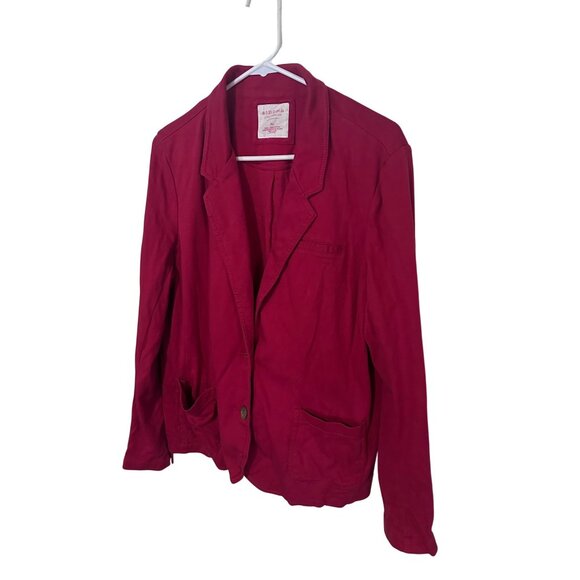 Sonoma Life & Style red button up jacket size XL - Picture 4 of 7